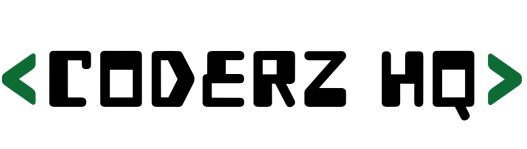 CoderzHQ Black Logo